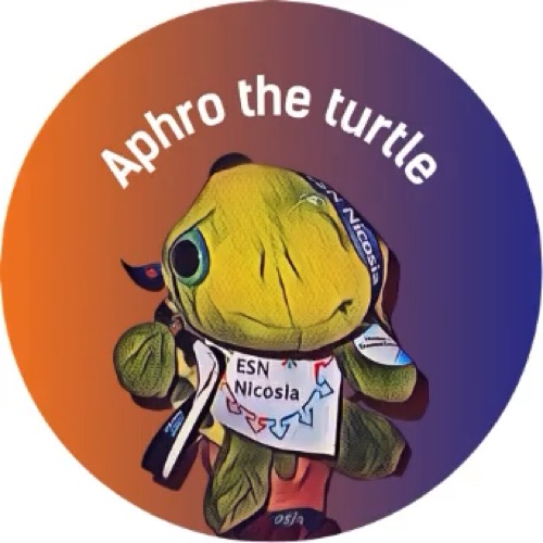 Aphro the turtle, animated logo
