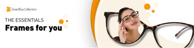 SmartBuy Collection eyewear web banner