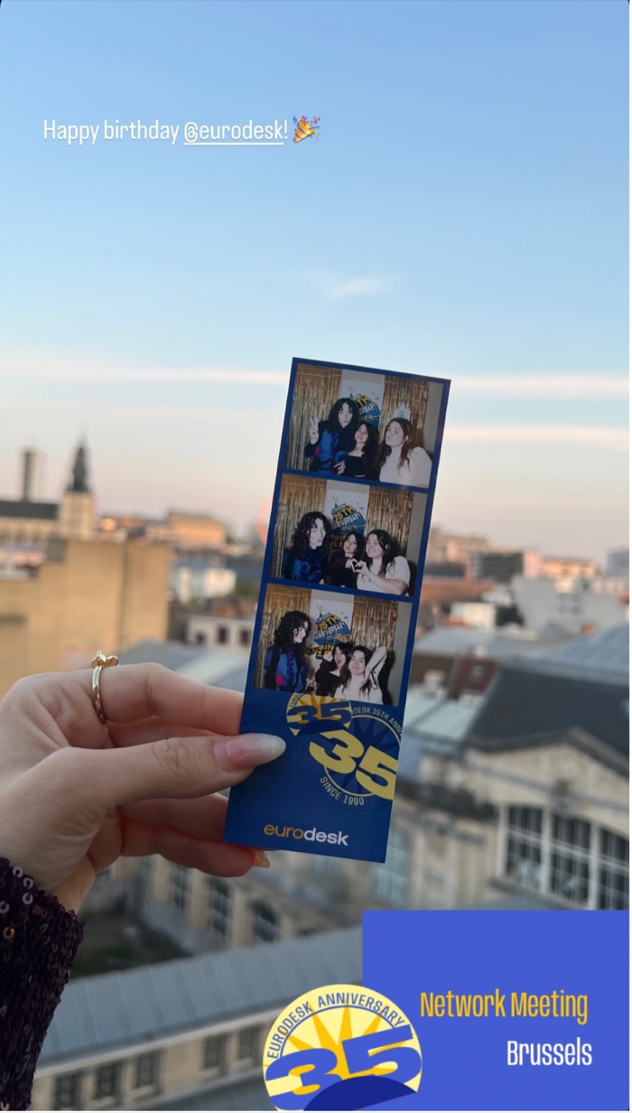 Eurodesk 35th anniversary Instagram Story
