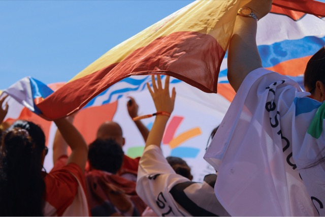 ESN flags at a European youth event